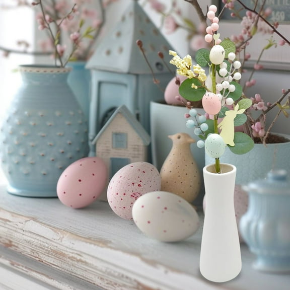 Easter DIY Leaf and Egg Decor Kit,Easter Egg Gifts Clearance by VOTRUDI,Realistic Natural Branches for Spring Weddings and Home Festive Scenes,Green