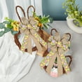 thumbnail image 1 of Easter Day Bunny Bow Home Office Decoration Large Size Multi-layered Fabric Wreath Holiday Tree Topper Bow for Front Door Birthdays Carnivals Party Supplies, 1 of 8