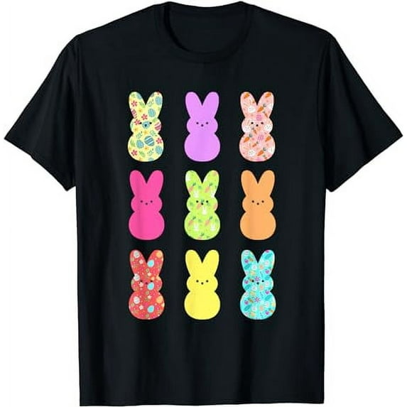 Easter Day Bunny Flower Rabbit Lover Women Girls Kids T-Shirt