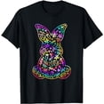 thumbnail image 1 of Easter Day Cute Floral Easter Bunny Tie Dye Women Kids Girl T-Shirt, 1 of 5