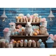 thumbnail image 1 of Easter Day Digital Photography Backdrops Props Rabbit Flowers Arch Doors Maternity Photo Studio Background YH-01, 1 of 5