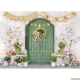 thumbnail image 1 of Easter Day Digital Photography Backdrops Props Rabbit Flowers Arch Doors Maternity Photo Studio Background YH-01, 1 of 5