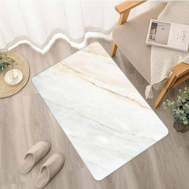 Easter Day Doormat White Marble Durable Front Door Mats