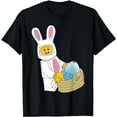 thumbnail image 1 of Easter Day Figure Rabbit Master Builder Block Brick Building T-Shirt, 1 of 5