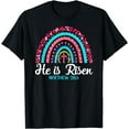 thumbnail image 1 of Easter Day He Is Risen Easter Women Men Kids Love Religious T-Shirt, 1 of 3