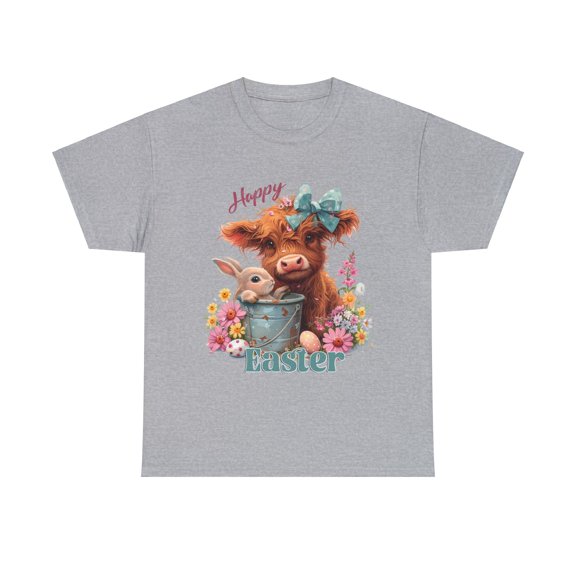 Easter Day Highland Cow Shirt,Easter Shirt, Easter Bunny Shirt ID-0227-VX7P