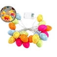 thumbnail image 1 of Easter Day Light Egg String Lights Battery Operated with Timer 5.4Ft 10LED Fairy String Lights for Easter Decor Indoor Bedroom Patio Spring Theme Party Decor, 1 of 7