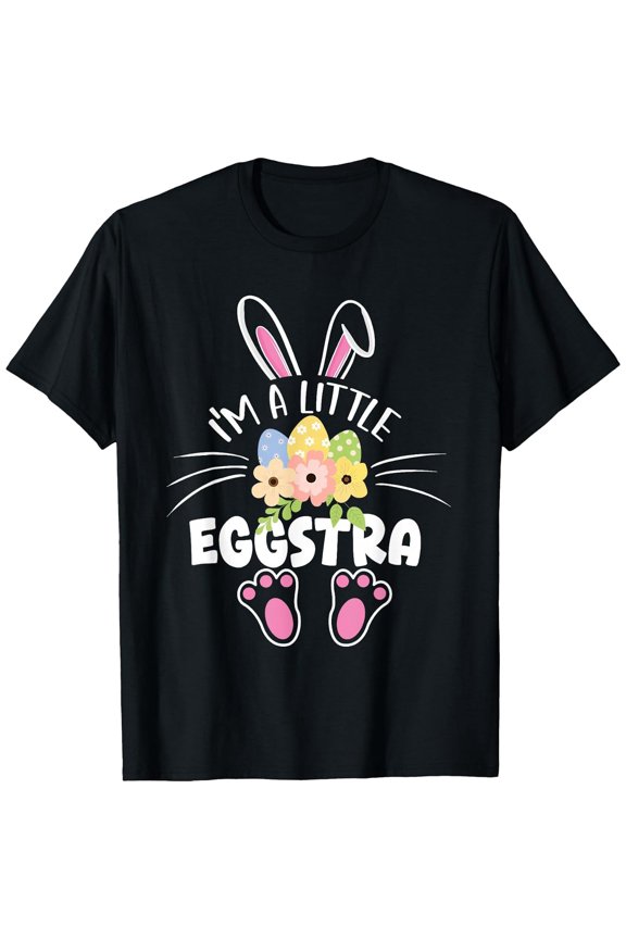Easter Day Little Eggstra Egg Hunt Children T-Shirt, T-Shirt for Kids Youth, 180gsm, 100% Cotton