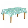 thumbnail image 1 of Easter Day Rectangle Table Cloth Print Tablecover Clover Disposable Plastic Tablecloth Decorative Table Covers for Picnic Party Baby Showers Easter Sunday,54x90 Inch, 1 of 5