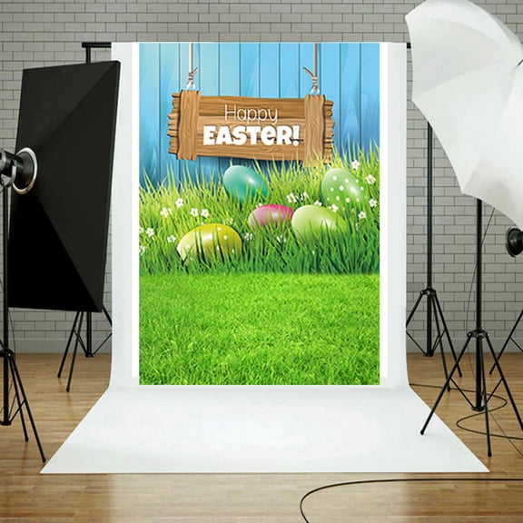 Easter Day Theme Vinyl Photography Custom Photo Background Props A