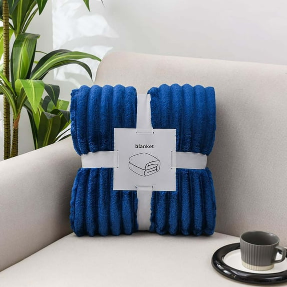 Fleece Blanket Beige Throw Blankets for Couch & Bed, Luxury Plush Cozy Fuzzy Blanket 50" x 60", Super Soft Warm Lightweight Throw Blanket for Travel Camping