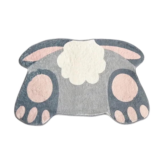 Easter Decor Bunny Bathroom Carpet Spring Tufted Slip Absorbent Bath 60X40CM Mat Suitable For Bathroom Shower Bathtub Kitchen Area Carpet Decoration