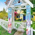 thumbnail image 1 of Easter Decor Clearance, Easter Porch Sign Happy Easter Indoor Outdoor Wall Hanging Flag Banners, 1 of 9