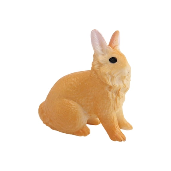 Easter Decor，Easter Decorations,Spring Decor,Easter Realistic Solid Model Sitting Decorative Ornament Cute Figurine for Home Table Easter Party Decoration(Multicoloryellow)