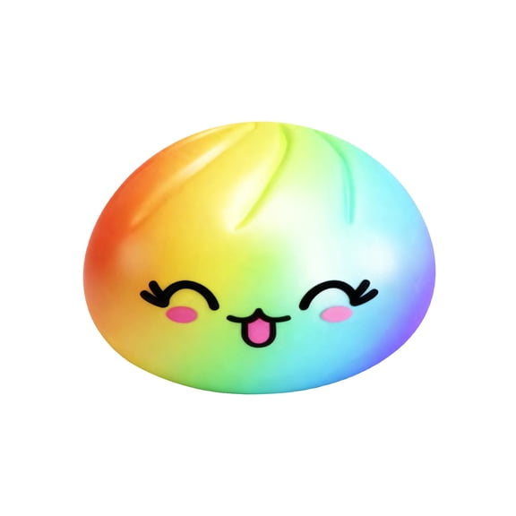 Easter Decor Stress Balls Smooth Rainbow Gradient Sphere Fun Smile Face Pattern Colorful Sensory Play Ball Boys and Grils Room Doll