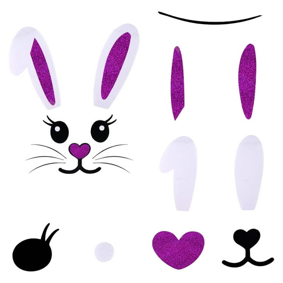 Easter Decoration Diy Wall Stickers, Cartoon Chicken English Window Stickers, Detachable Party Background Stickers For Youth' Home Decoration, Ideal Hand - On Learning Gift For