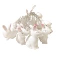 thumbnail image 1 of Easter Decoration Lights Rabbit LED String Lights Battery Operated with Remote 10 ft 40 LEDs Bunny Shaped String Lights for Bedroom Party Indoor Birthday Wedding Decor, 1 of 3