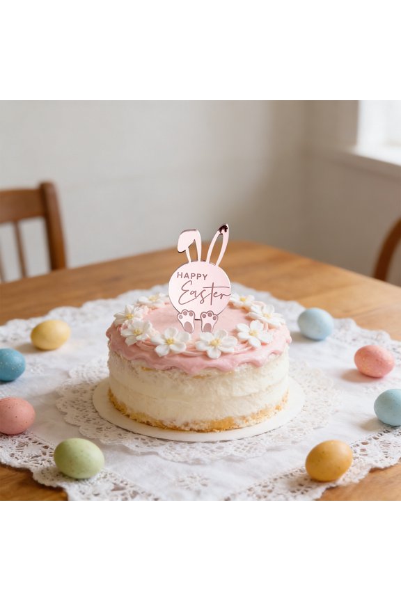 Easter Decoration Set Spring Home Decor, Bunny Decor for Home, Indoor, Tiered Tray, Spring Rabbit Stuffed Centerpiece Table, Easter Basket Stuffers Essentials for Women, Gnome Surprise