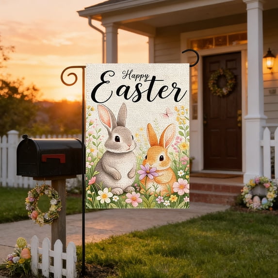 Easter Decoration Set Spring Home Decor, Bunny Decor for Home, Indoor, Tiered Tray, Spring Rabbit Stuffed Centerpiece Table, Easter Basket Stuffers Essentials for Women, Gnome Surprise