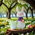 thumbnail image 1 of Easter Decoration Set Spring Home Decor, Bunny Decor for Home, Indoor, Tiered Tray, Spring Rabbit Stuffed Centerpiece Table, Easter Basket Stuffers Essentials for Women, Gnome Surprise, 1 of 6