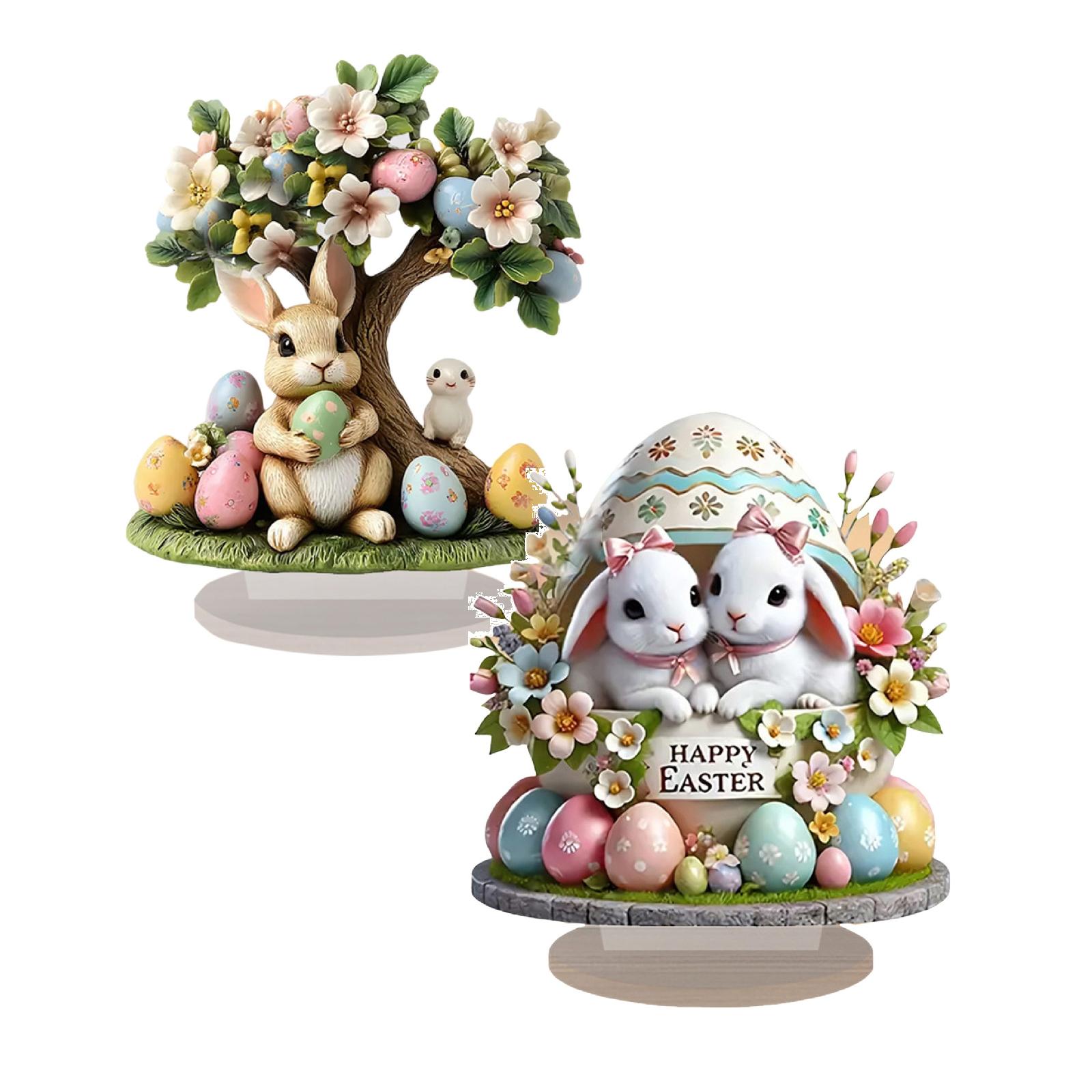 Easter Decoration Spring Easter Centerpieces Easter Bunny Decoration ...