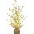 thumbnail image 1 of Easter Decorations, 18 Inch Pre-Lit Easter Egg Tree Tabletop Decor with Delicate Ornaments, for Home Party Wedding Holiday Spring Summer Decoration, Green/White/Pink., 1 of 7