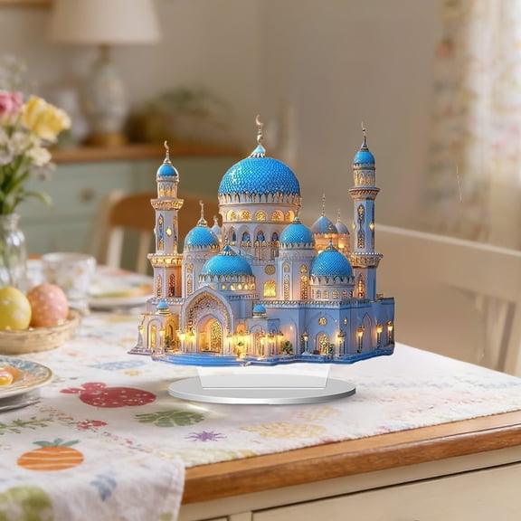 Easter Decorations, 1PC Easter Ornament 2D Printed Acrylic Decorative Items Suitable For Office Desktop Bookshelf Dining Table Decoration Easter Themed Decorative Accessories for Easter Gifts