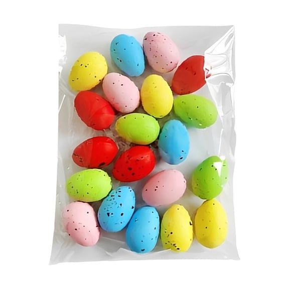 Easter Decorations 2026 Speckled Easter Eggs Plastic Chicken Eggs For Vase Filler Egg Home DIY Spring Displays Mantel Decor Table Centerpieces Holiday Party Supplies