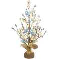 thumbnail image 1 of Easter Decorations, Artificial 18 Inch Easter Egg Tree Tabletop Decor with Delicate Ornaments, for Home Party Wedding Holiday Spring Summer Decoration, Purple/Blue., 1 of 6