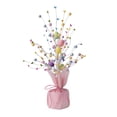 thumbnail image 1 of Easter Decorations, Artificial 18 Inch Pre-Lit Easter Egg Tree Tabletop Decor with Delicate Ornaments, for Home Party Wedding Holiday Spring Summer Decoration, Pink/Brown, 1 of 8