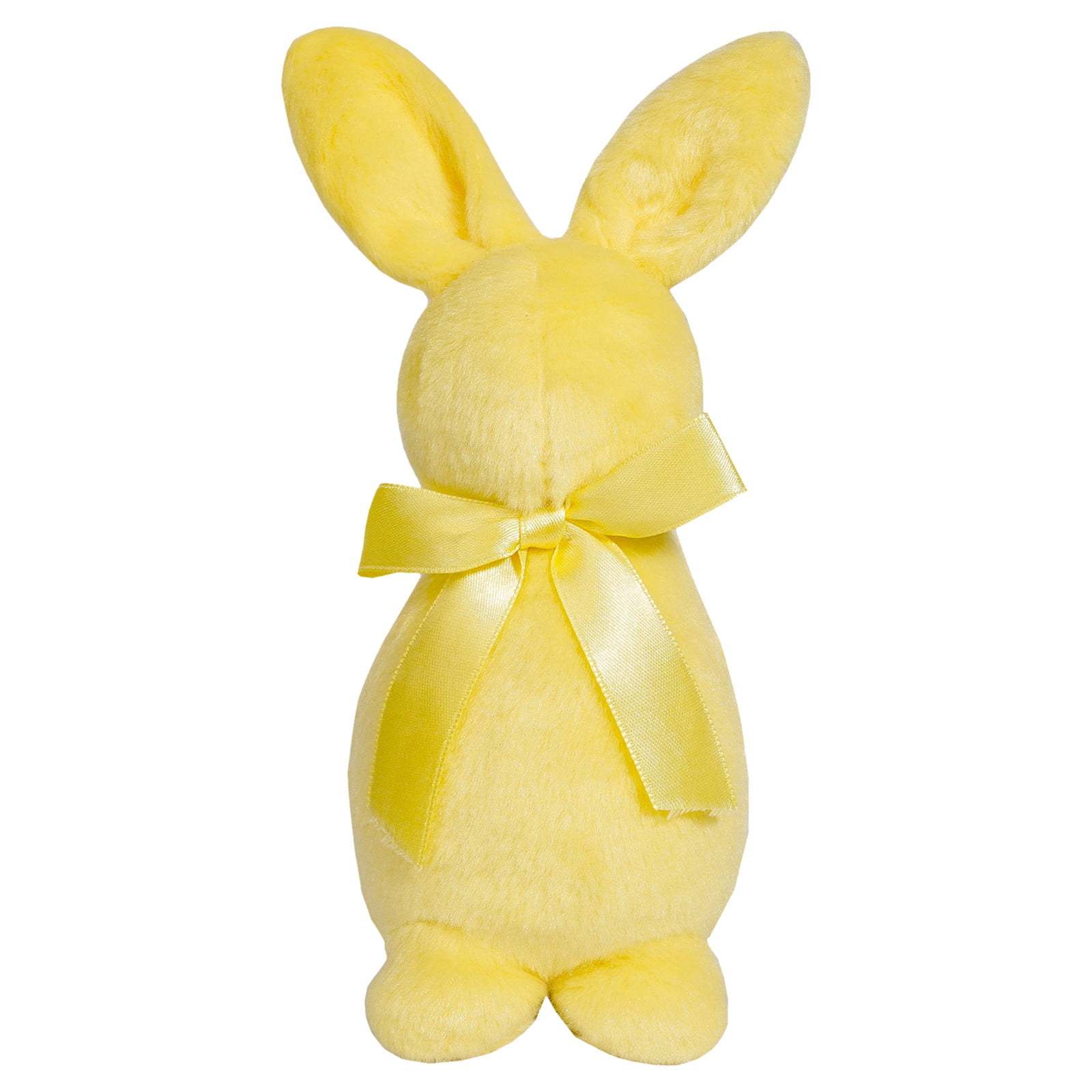 Easter Decorations Bunny Decor: Flocked Resin Rabbit Figurines 1PCS ...