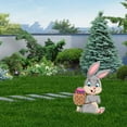 Easter Decorations Bunny Easter Eggs Garden Courtyard Singing Porch