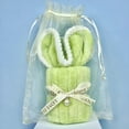 thumbnail image 1 of Easter Decorations, Bunny Towel Gift, Coral Fleece Rabbit Towel Soft Cute Animal Shape Hand Towel for Bathroom Kitchen Easter Gift Spring Home Decoration, 1 of 6