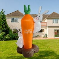 Easter Decorations Cameland 1.8m Easter Inflatable Rabbit Outdoor Inflatable Model Led Lamp Festival Layout Led Lights on Clearance