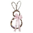 thumbnail image 1 of Easter Decorations Cameland Easter Decorative Garland DIY Rattan Circle Rabbit Decorative Pendant Accessories Interior Door Decoration Pendant Decoration Easter Door Decorations on Clearance, 1 of 2