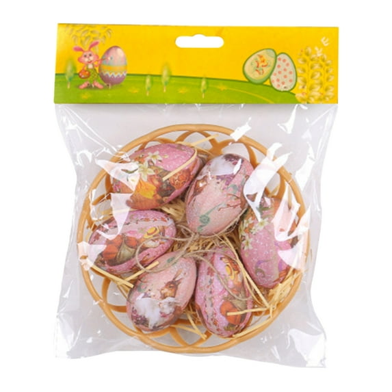 Easter Decorations Easter Eggs Hangings Woven Baskets Easter Eggs Easter Decorations Scene Layout