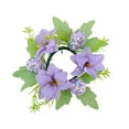 thumbnail image 1 of Spring Wreath 22" Spring Wreaths for Front Door Artificial Summer Wreath with Eucalyptus Leaf Lavender Daisy for Indoor Outdoor Home Decor Festival Celebrations, 1 of 6