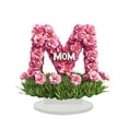 thumbnail image 1 of Easter Decorations Colorful Easter Bunny Tabletop Ornament,Spring Fashion Decorative Sculpture Figurine 2D Acrylic for Home Kitchen Easter Party,Birthday Gifts for Women, 1 of 4