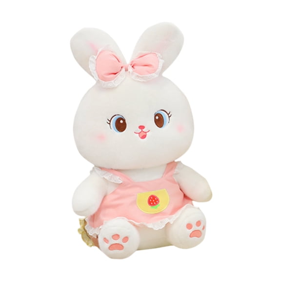 Easter Decorations Cute Bunny Plush - 15.7" Soft Bunny Stuffed Animal Gift Doll for , Cuddly Rabbits Toy for Easter Gifts, Birthday Present, Shower, Decor for Women, Pink