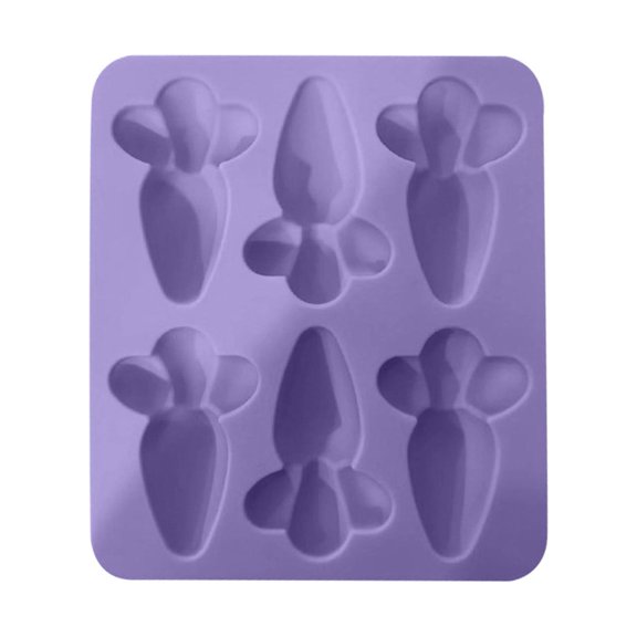 Easter Decorations- Easter 6 Carrot Silicone Cake Mold Round Cup Mold