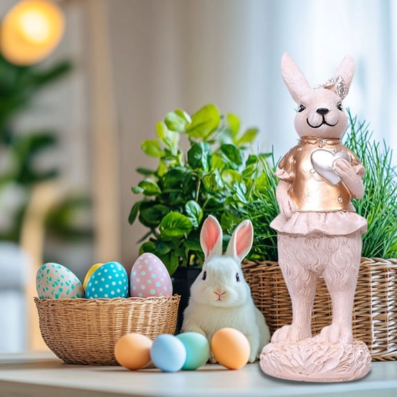 Easter Decorations Easter Bunny Decorations Easter Bunny Home Decorations Living Room Gifts Resin Decorations Idyllic Decorations Easter Decor