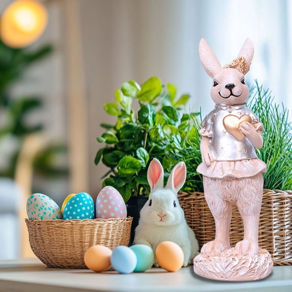 Easter Decorations Easter Bunny Decorations Easter Bunny Home Decorations Living Room Gifts Resin Decorations Idyllic Decorations Easter Decor