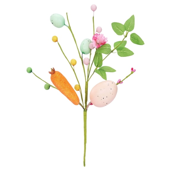 Easter Decorations Easter Eggs Flower Branches Bouquets Flower Branches Spring Decorations, Easter Egg Radish Branch