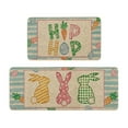 thumbnail image 1 of Easter Decorations Easter Kitchen Rugs And Mats Set Of 2 Cushioned Anti Fatigue Kitchen Floor Mat Non Waterproof Kitchen Rug Set Comfort Standing Mats Carpet, 1 of 5
