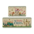 thumbnail image 1 of Easter Decorations Easter Kitchen Rugs And Mats Set Of 2 Cushioned Anti Fatigue Kitchen Floor Mat Non Waterproof Kitchen Rug Set Comfort Standing Mats Carpet, 1 of 7