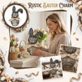 thumbnail image 1 of Easter Decorations,Hand-woven Bunny Easter Ornament 5.9x11.8in, 1 of 7