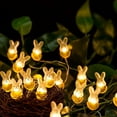 thumbnail image 1 of Easter Decorations for Home Clearance! LED Copper Wire Shape Lamp Easter Carrot Rabbit Chick Glowing Light String Decoration Lamp Copper Wire Light String Colored, 1 of 4