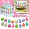 thumbnail image 1 of Easter Decorations for Home, Easter Decoration Banner Easter Party Decoration Spring Garland Pastels Egg Hunting Bunting Garland For Easter Brunch Easter Birthday Offices & Home Decor, 1 of 7