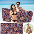 thumbnail image 1 of Easter Decorations Kokovifyves Beach Towels Clearance Microfiber Beach Towel Super Lightweight Colorful Bath Towel Sandproof Beach Blanket Multi-Purpose Towel for Travel Swimming Pool 30x60 Inch, 1 of 9