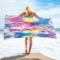 thumbnail image 1 of Easter Decorations Kokovifyves Beach Towels Clearance Microfiber Beach Towel Super Lightweight Colorful Bath Towel Sandproof Beach Blanket Multi-Purpose Towel for Travel Swimming Pool 30x60 Inch, 1 of 4